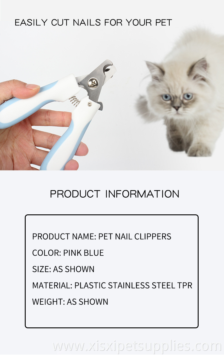 Factory Wholesale High Quality Cat Nail Cutter Pet Dog Nail Clipper With Safety Guard